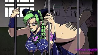 Jolyne Kujo Gets her Thicc Ass Interrogated (Jojo's Bizarre Adventure Commission)