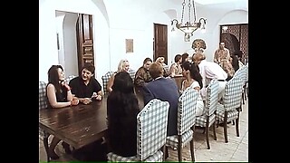 Spectacular vintage orgy for unleashed and perverse sex