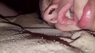 Amazing natural fat lips get so much cum when she passes out compilation Hotsquirtcouple